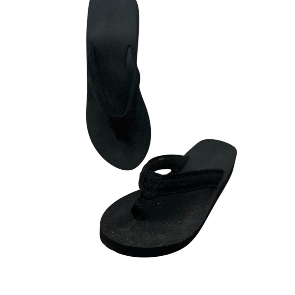 Size 9 Women's Black Platform Flip Flop with Arch Support